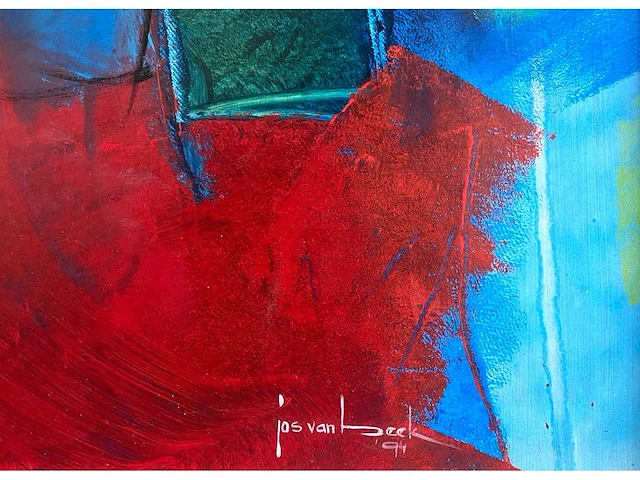 Jos van beek - van bovenaf - acryl op paneel - afbeelding 6 van  12
