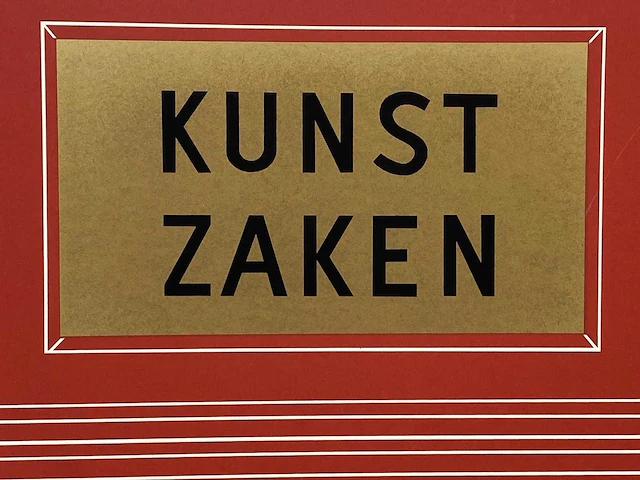 Joseph willaert - kunstzaken - zeefdruk met collage - afbeelding 6 van  8