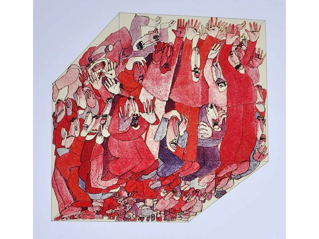 Josette janssens - kleurenzeefdruk - afbeelding 1 van  6