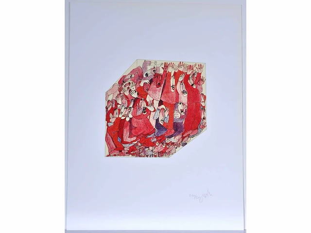 Josette janssens - kleurenzeefdruk - afbeelding 2 van  6