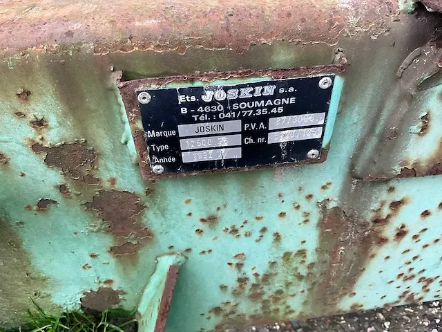 Joskin 12500 mesttank - afbeelding 5 van  10
