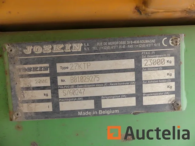 Joskin 27ktp landbouw dumpster - afbeelding 4 van  25
