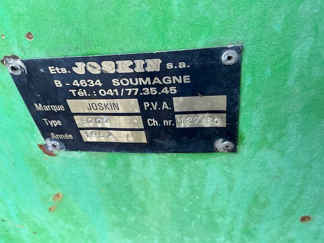 Joskin 8000 aalton - afbeelding 9 van  9