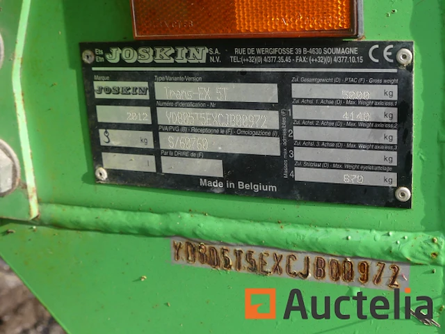 Joskin trans -ex 5t kipwagen - afbeelding 8 van  20