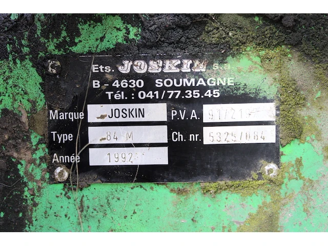 Joskin waterton 8400 - afbeelding 3 van  12