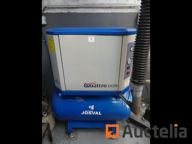 Josval 4uattro series 5.5 zuiger compressor - afbeelding 3 van  8