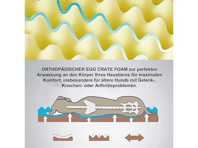 Joyelf orthopedisch hondenbed (xxl) - afbeelding 4 van  5