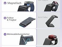 Joyroom 3-in-1 snelle draadloze oplader - afbeelding 3 van  3