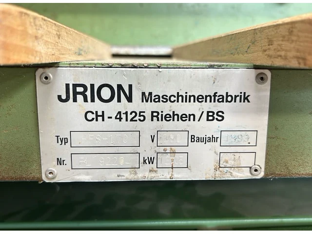 Jrion hfs-170 platenzaag - afbeelding 9 van  9