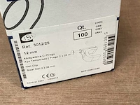 Jsl kabelclip 12 mm grijs, doos 100 stuks (31x) - afbeelding 3 van  3