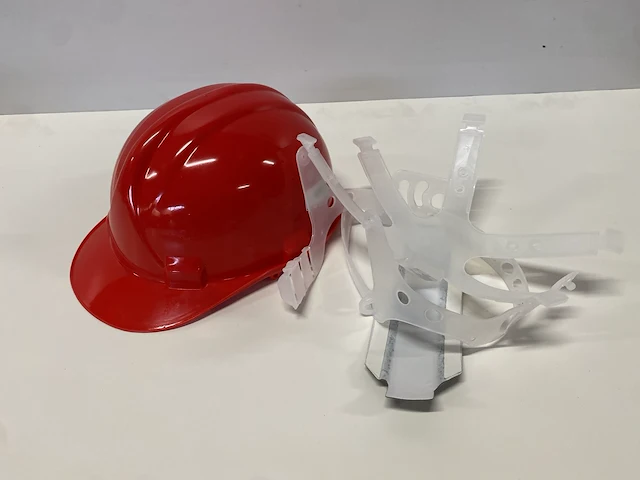 Jsp veiligheidshelm self assembly rood - 10st - afbeelding 1 van  2