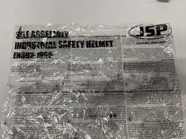 Jsp veiligheidshelm self assembly rood - 10st - afbeelding 2 van  2