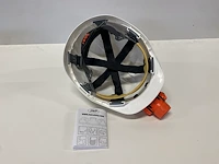 Jsp veiligheidshelm wit + lamp - 5st - afbeelding 2 van  4