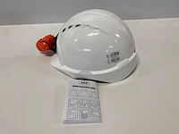 Jsp veiligheidshelm wit + lamp - 5st - afbeelding 4 van  4