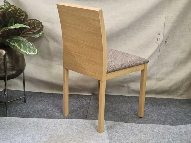 Jules wooden with fabrics - dining chairs (6x) - afbeelding 2 van  5