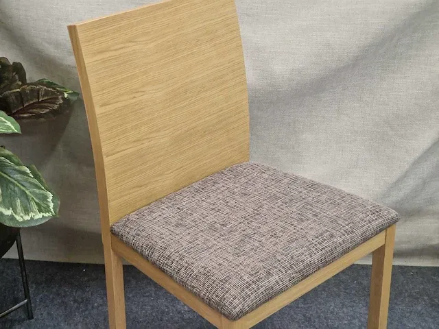 Jules wooden with fabrics - dining chairs (6x) - afbeelding 4 van  5