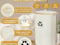 Junebrushs verzamelcontainer met deksel, 100 l - afbeelding 5 van  5