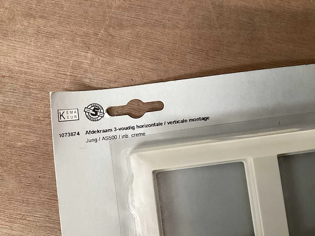 Jung as500 afdekraam 3 voudig, creme (33x) - afbeelding 2 van  3