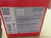 Jung kamerthermostaat met display 1no 230v - afbeelding 2 van  3