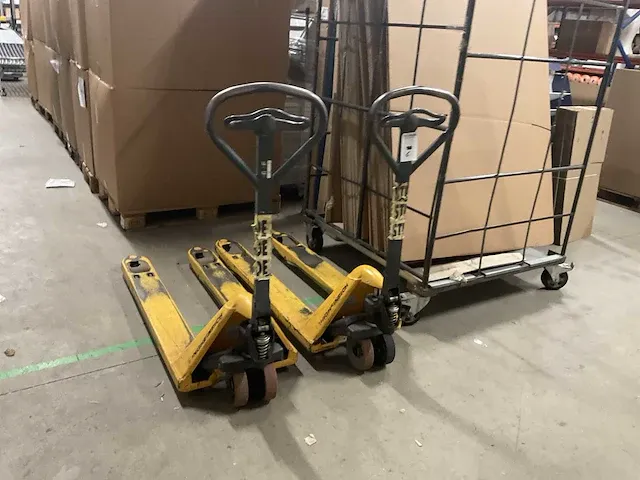 Jungheinrich am2200 hand hydraulische palletwagen (2x) - afbeelding 4 van  4