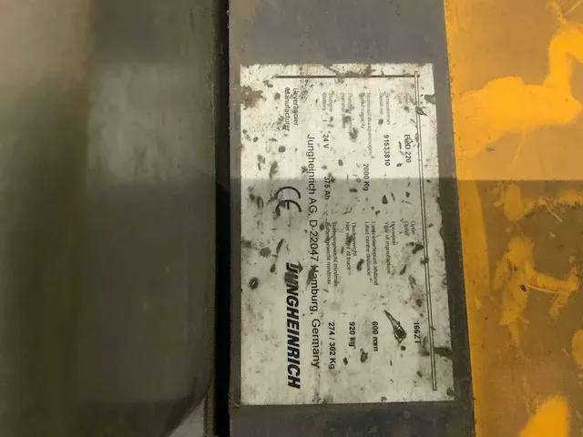 Jungheinrich ecd220 stapelaar - afbeelding 7 van  7