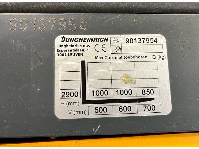 Jungheinrich ejc-z 14 elektrische palletstapelaar - afbeelding 5 van  8