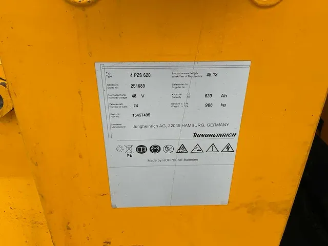 Jungheinrich etv 216 reach truck - afbeelding 8 van  13
