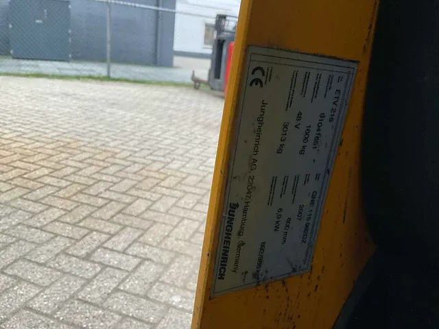 Jungheinrich etv 216 reach truck - afbeelding 11 van  13