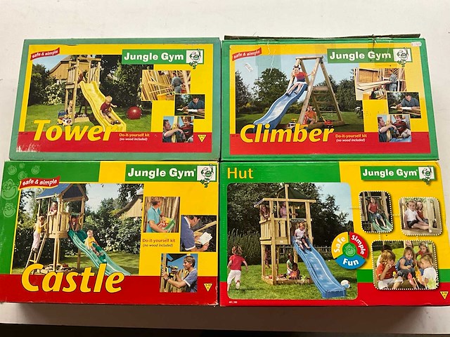 Jungle gym diverse montagesets voor kind speeltoestel (4x) - afbeelding 1 van  10