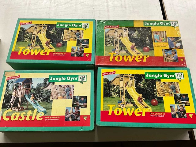 Jungle gym diverse montagesets voor kind speeltoestel (4x) - afbeelding 1 van  9