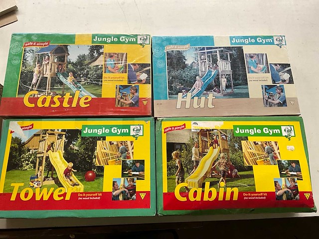 Jungle gym diverse montagesets voor kind speeltoestel (4x) - afbeelding 1 van  12