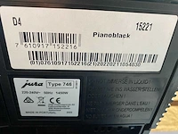 Jura d4 koffiemachine. type 746, 1450w, piano black - afbeelding 3 van  3