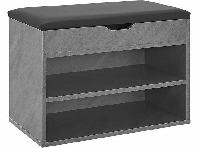 Juskys schoenenrek met scharnierend deksel - afbeelding 2 van  3