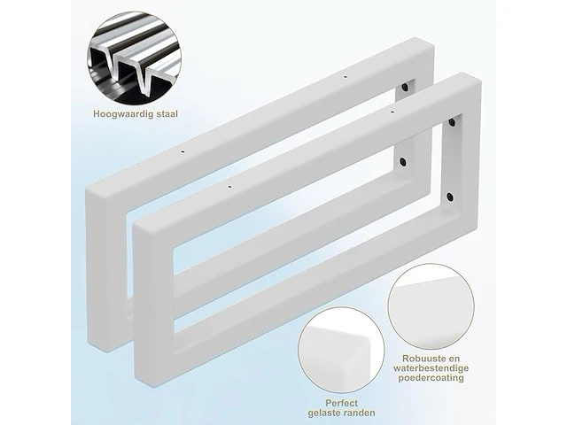 Jyiuog plankhouders (4 stuks) 40cm - afbeelding 3 van  7