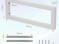 Jyiuog plankhouders (4 stuks) 40cm - afbeelding 2 van  7