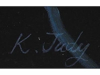 K. judy - lelies - olie op doek - afbeelding 3 van  6