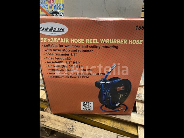 K50 stahlkaiser luchtslanghaspel 15 meter - afbeelding 2 van  2