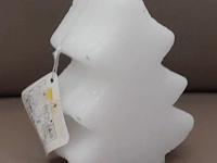 Kaars kerstboom grijs 12 *8,50 cm - afbeelding 1 van  3