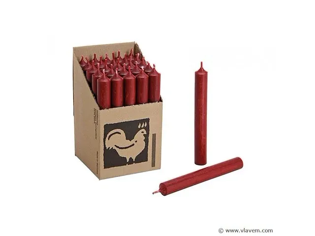 Kaarsen 2x18x2cm 25 stuks - afbeelding 1 van  1