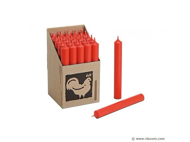 Kaarsen 2x18x2cm 25 stuks - afbeelding 1 van  1