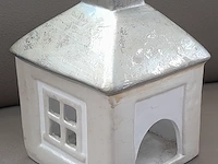 Kaarsen houder theelichtjes huis - afbeelding 3 van  5