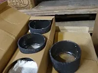 Kaarshouder en potjes met diverse kaarsen - afbeelding 7 van  8