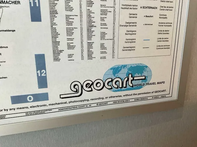 Kaart belgie + whiteboard + flipover - afbeelding 3 van  7