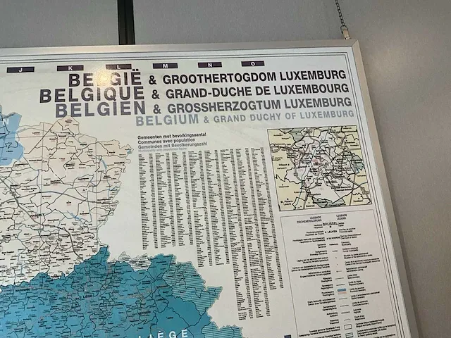 Kaart belgie + whiteboard + flipover - afbeelding 4 van  7