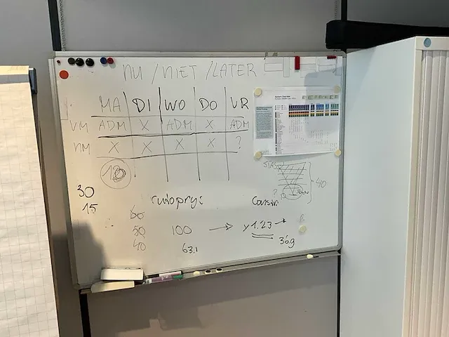 Kaart belgie + whiteboard + flipover - afbeelding 6 van  7