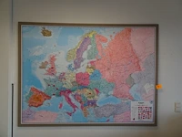 Kaart van europa - afbeelding 1 van  2