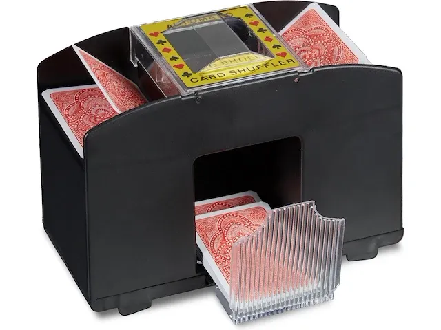 Kaartenschudmachine 4 decks - afbeelding 1 van  4