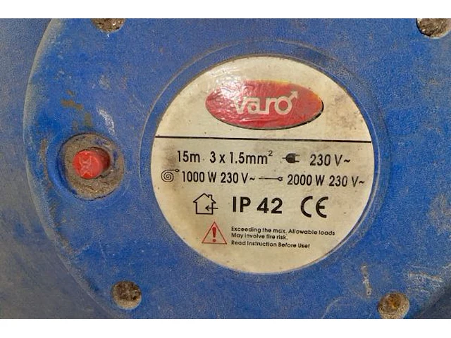 Kabel op haspel varo - afbeelding 3 van  4