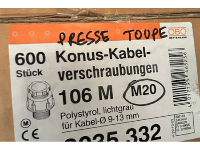 Kabel wartels 4200 stuks + hechtklemmen - afbeelding 2 van  5