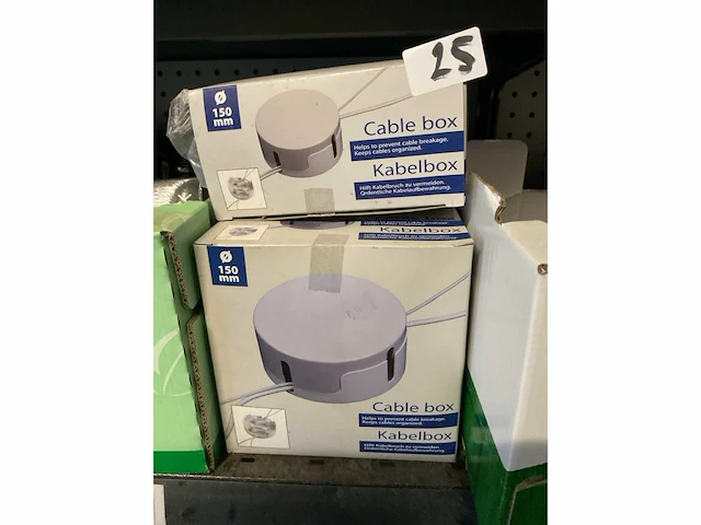 Kabelbox electronica (3x) - afbeelding 1 van  2